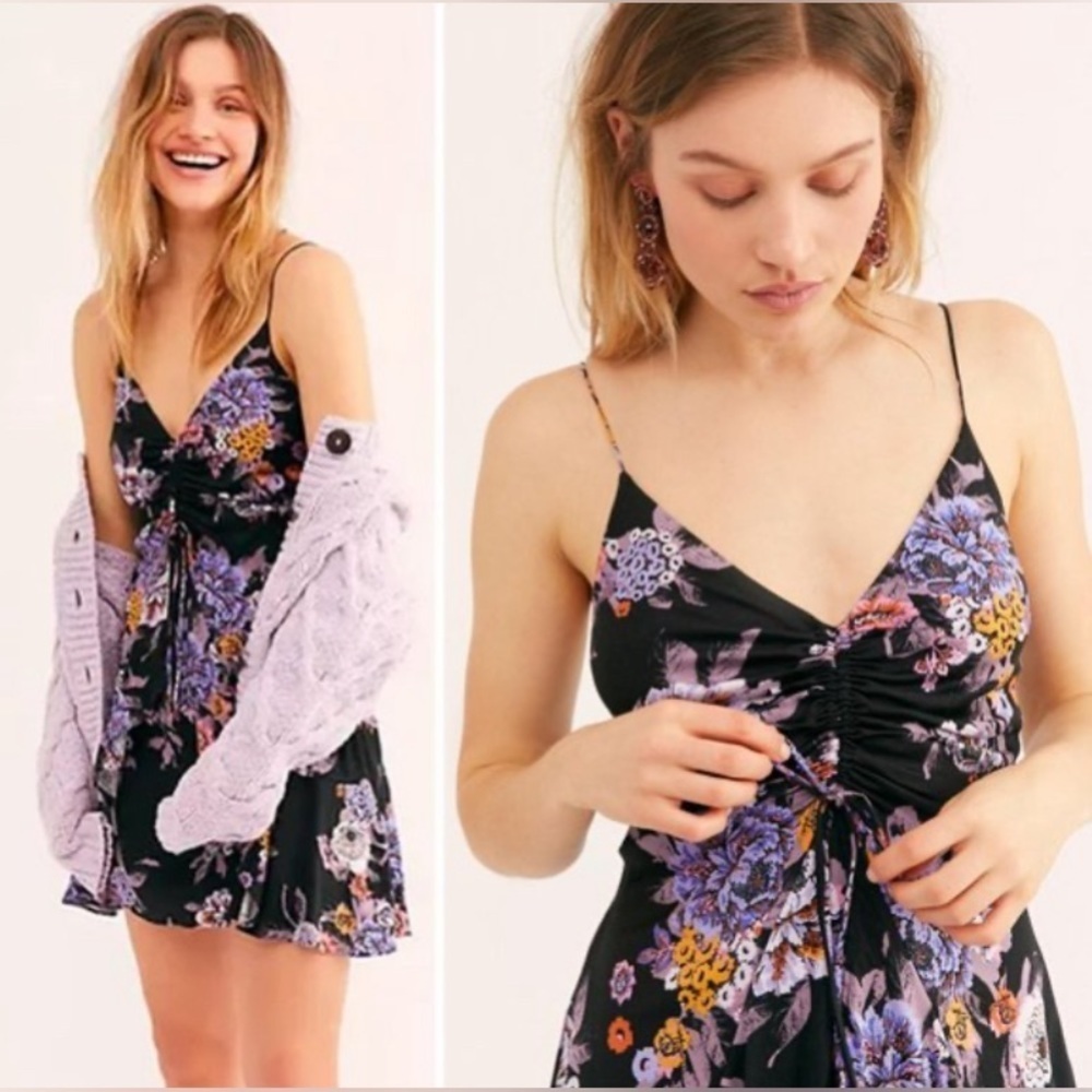 Free People Happy Heart Mini Dress, Size M
